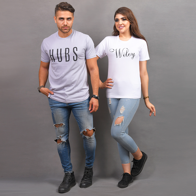 ست تيشرت زنانه و مردانه hubs