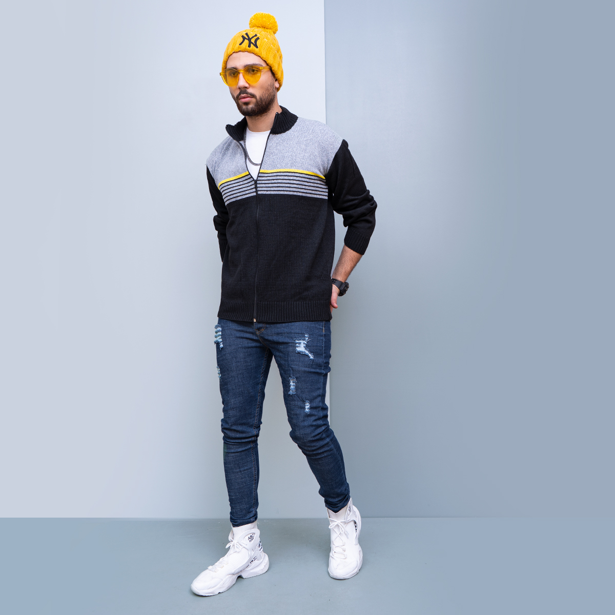سوئيشرت مردانه بافت مدل Artan