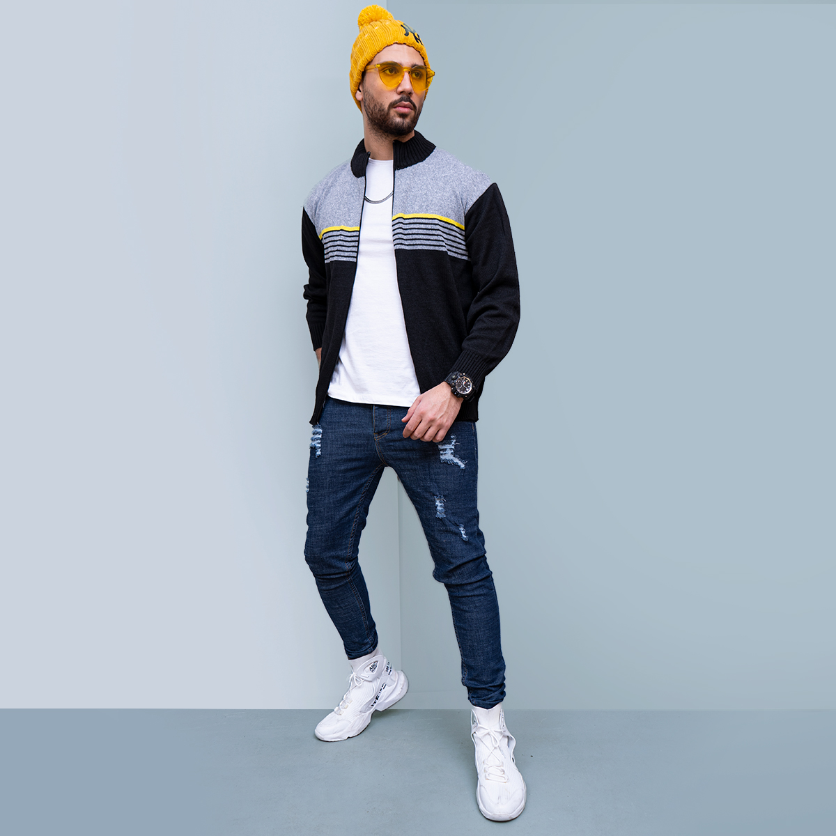 سوئيشرت مردانه بافت مدل Artan