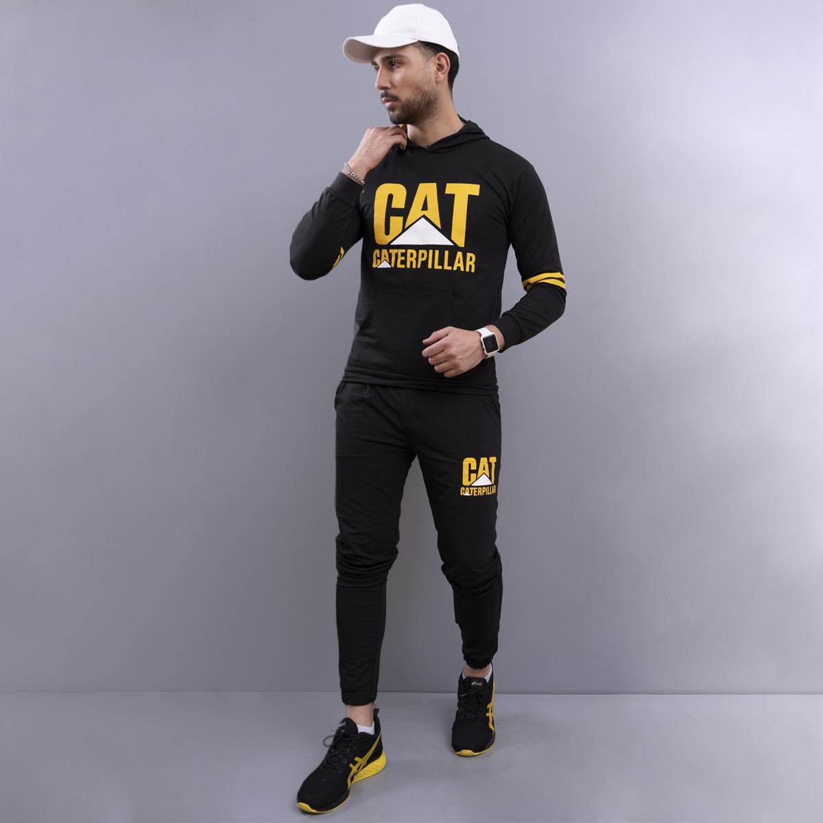 ست سوئیشرت شلوار مردانه CAT مدل Herbert