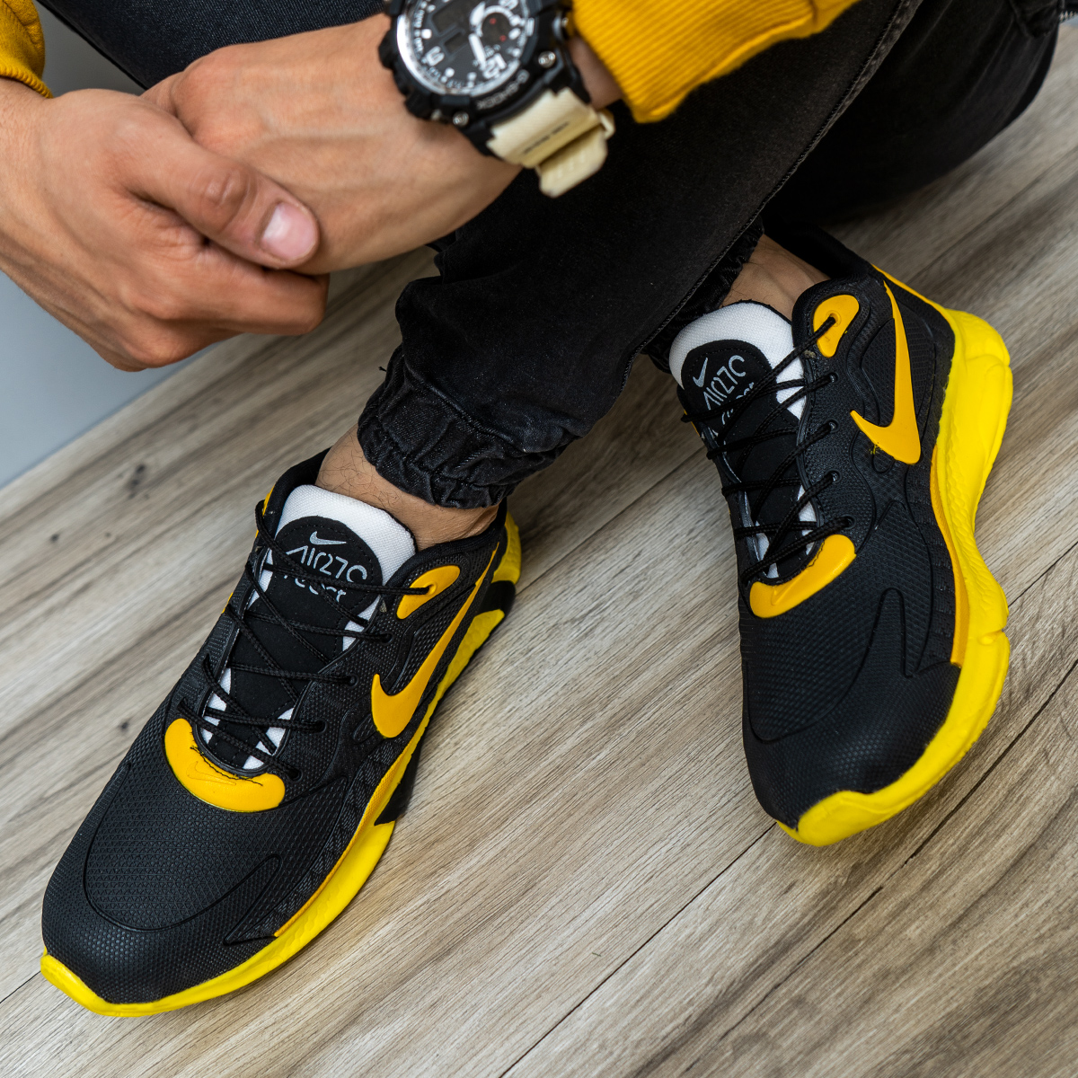 كفش مردانه NIKE مدل VISHO رنگ مشكي زرد