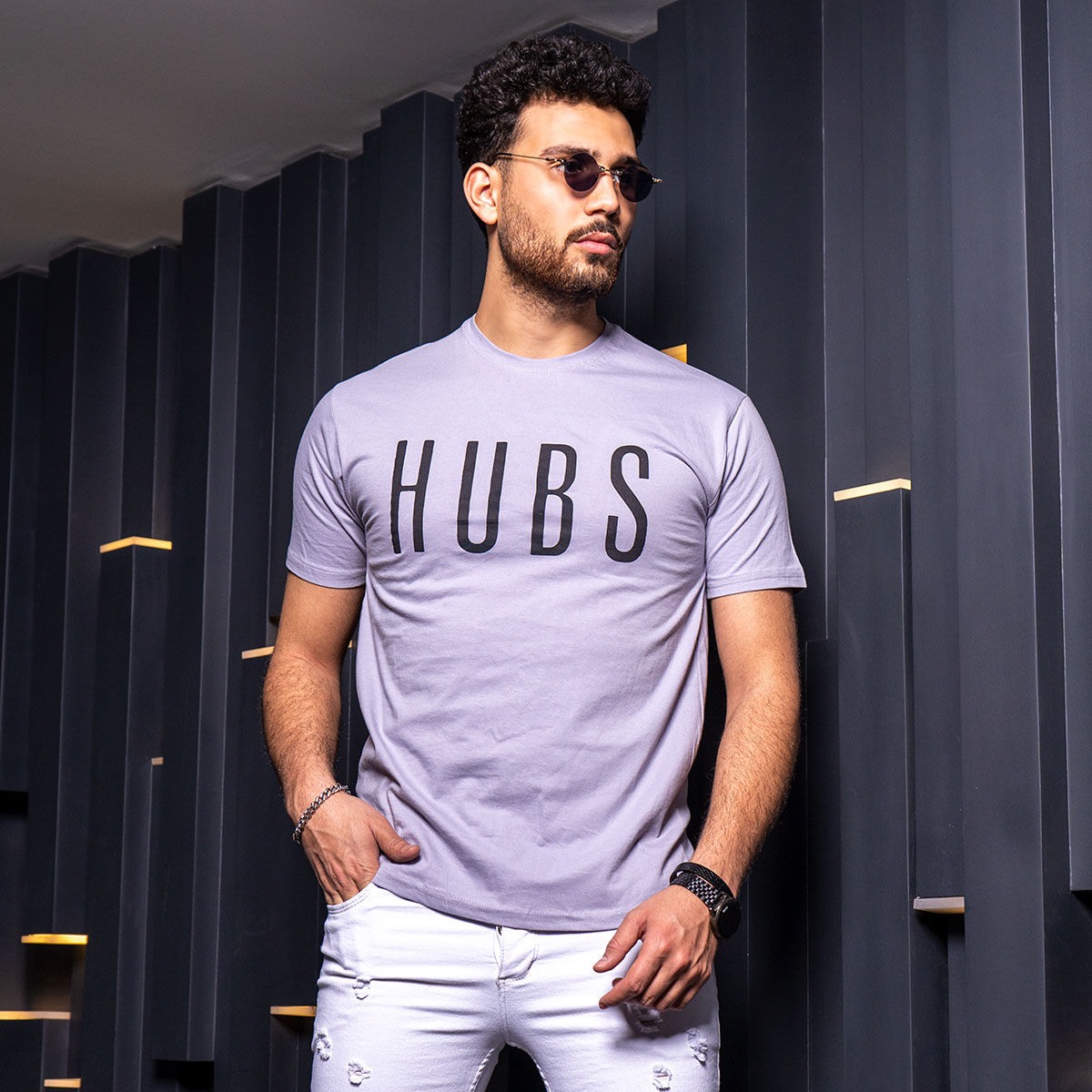 تيشرت مردانه مدلHubs