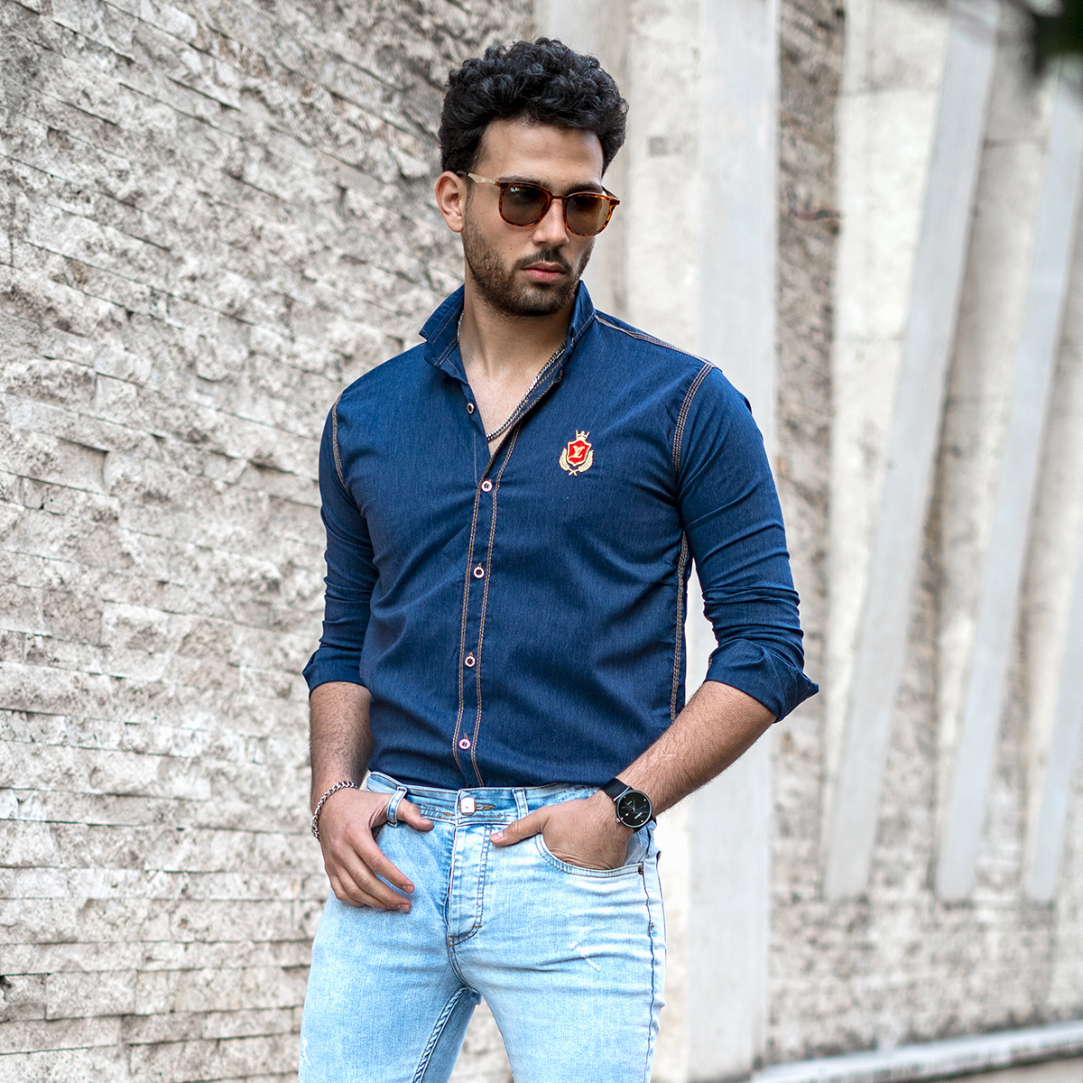 پیراهن مردانه لی مدل Anish