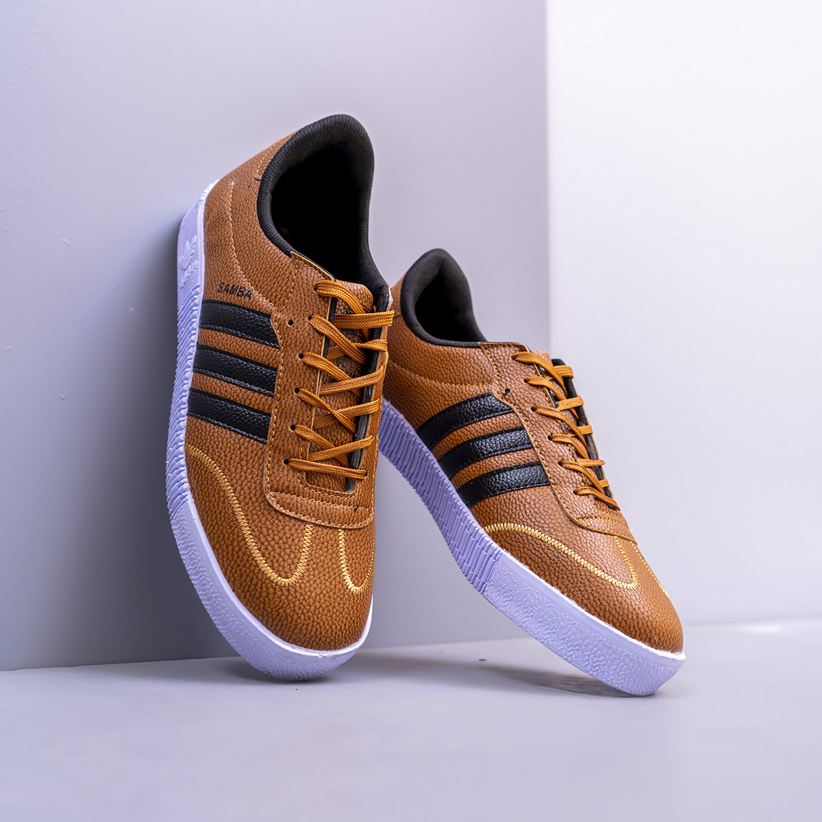 کفش adidas مردانه عسلی مدل Samba