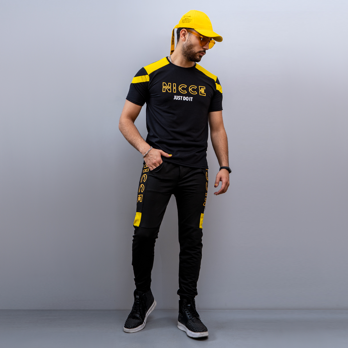 ست تیشرت شلوار NICCE مردانه مدل Edvin