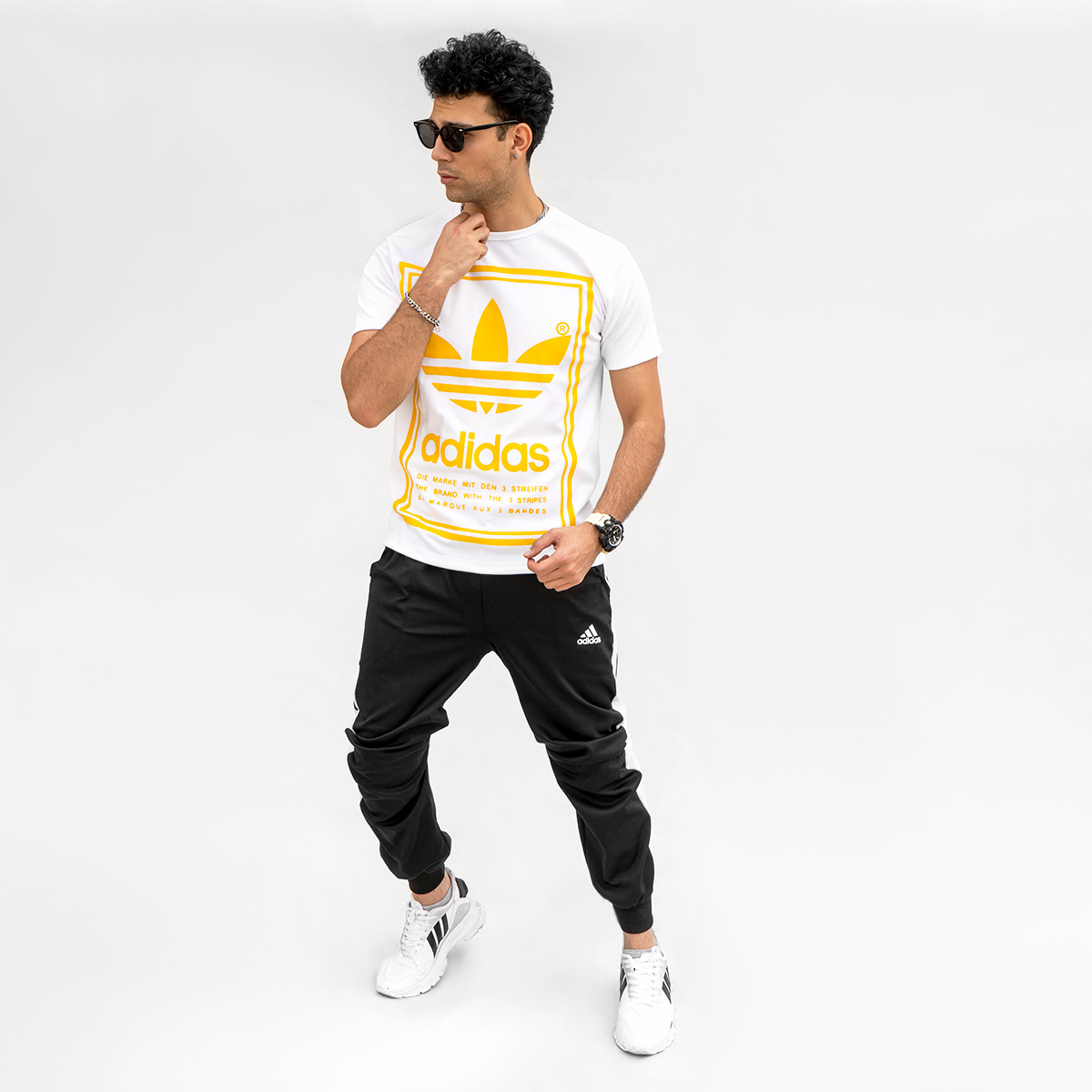 ست تیشرت شلوار adidas مردانه مدل Reder