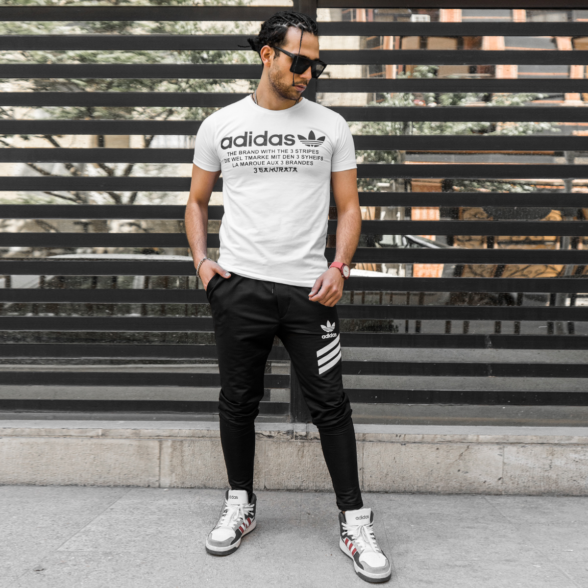 ست تیشرت شلوار adidas مردانه مدل Aspen