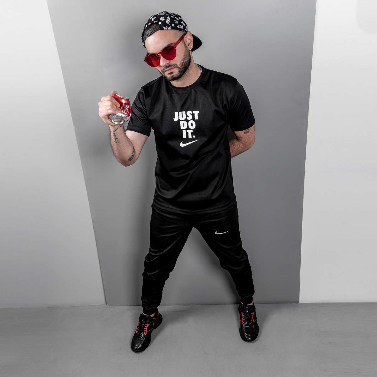 ست تیشرت شلوار just do it مردانه مدلRomit