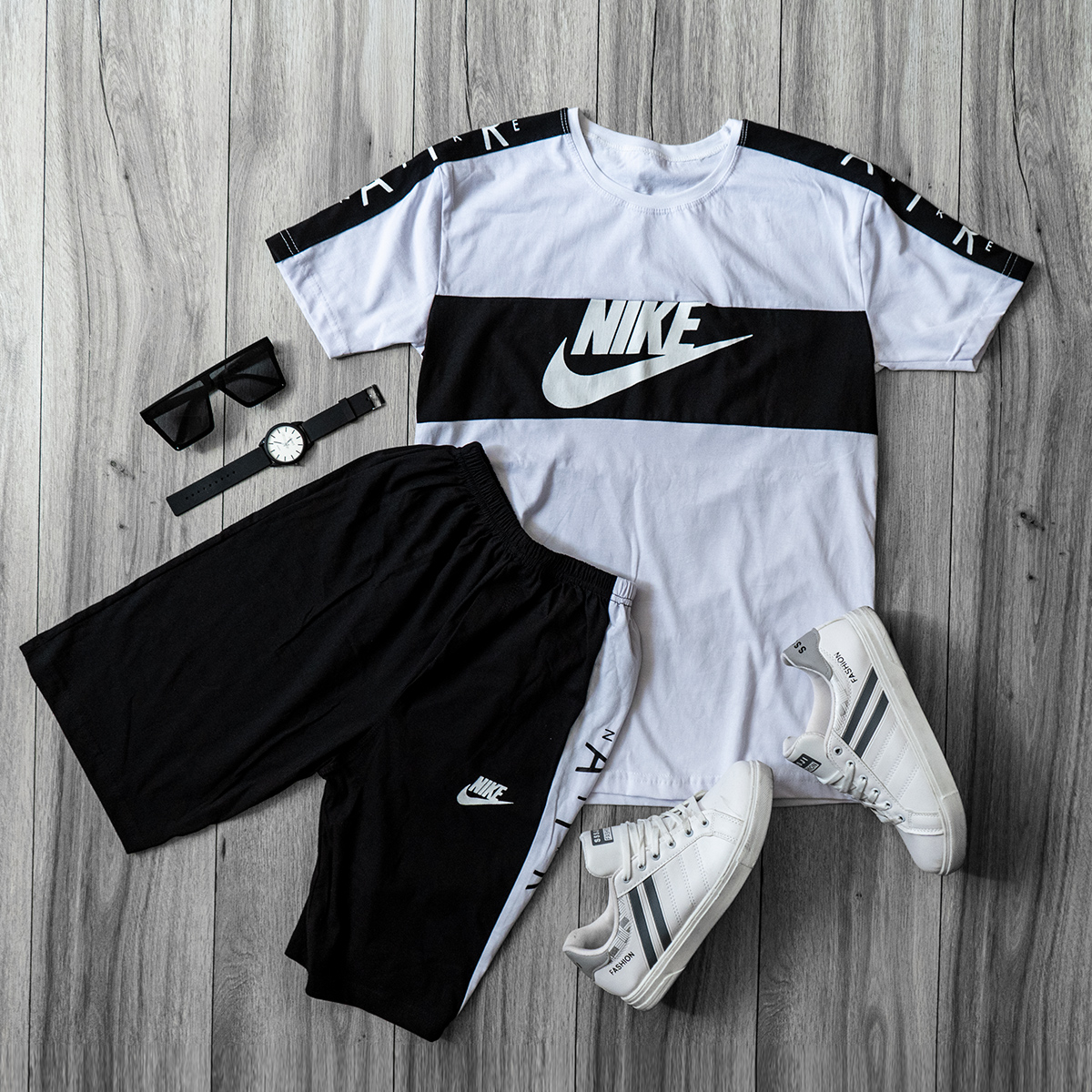 ست تیشرت و شلوارک Nike مردانه مدل Niver