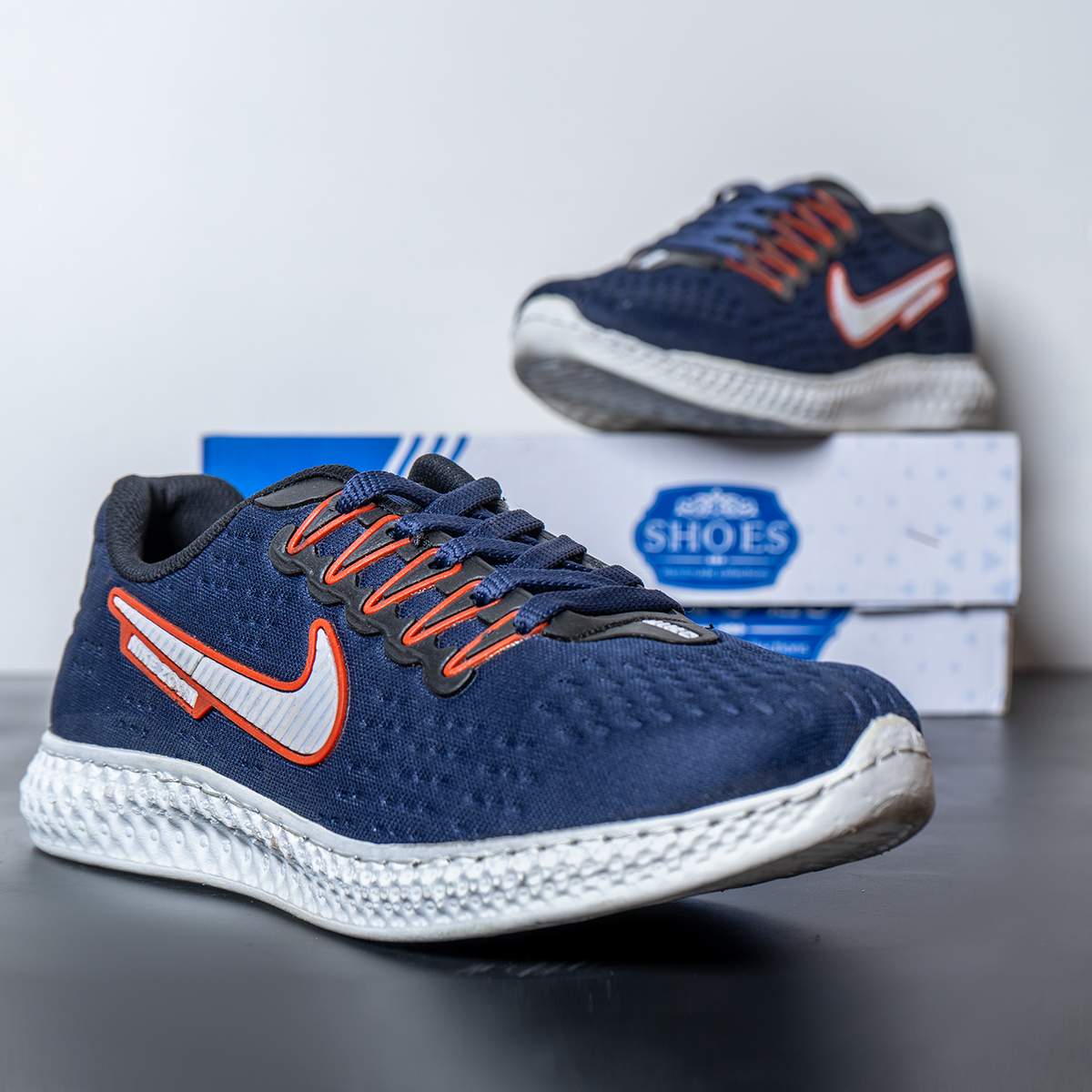 كفش ورزشي Nike مردانه سرمه اي مدل vamsi