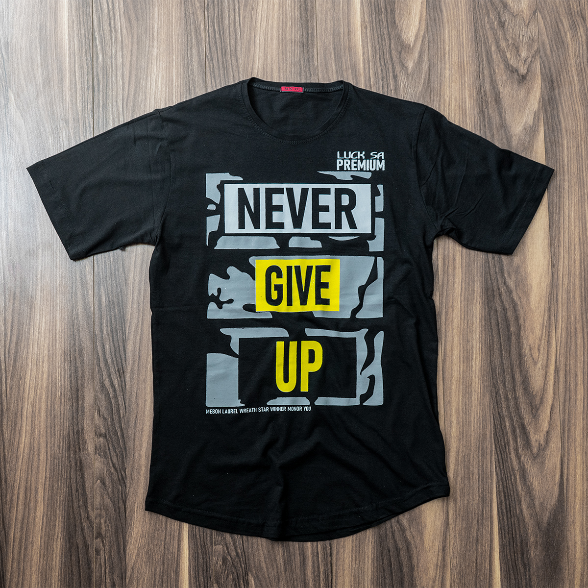 تیشرت Never Give Up مردانه مدل Melvi(T)