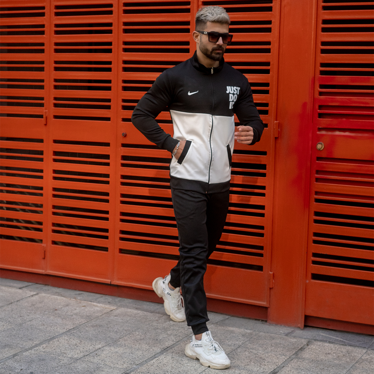 ست سوئیشرت شلوار Just do itمردانه مدل Farid