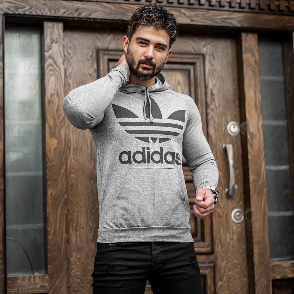 هودی Adidas مردانه مدل Marino