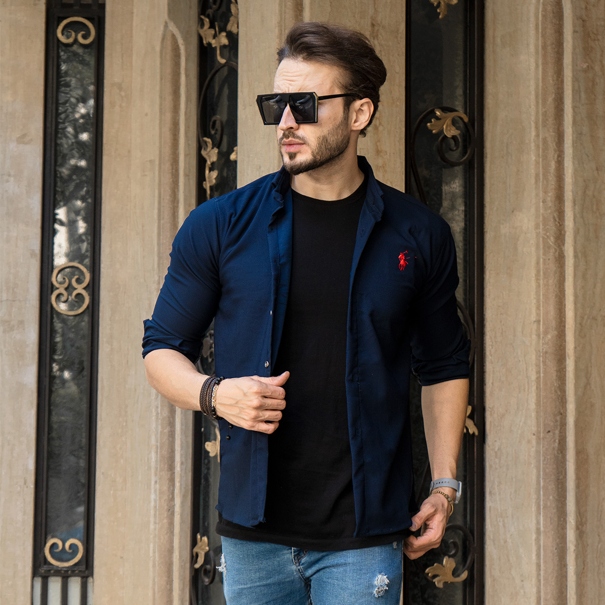 پیراهن مردانه طرح Polo (T)مدل nrv