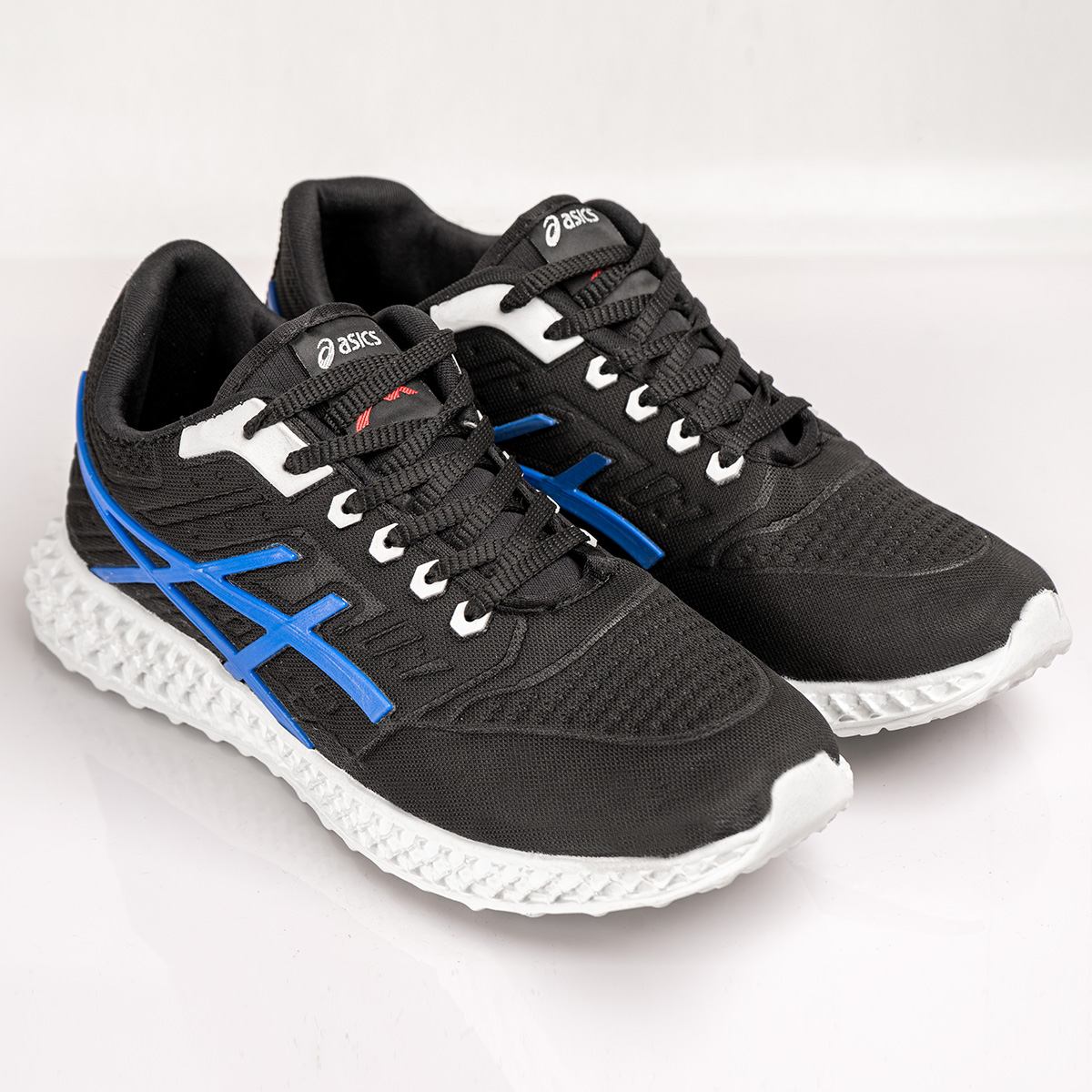 کفش ورزشی Asics مردانه مشکی آبی مدل Nardin(T)