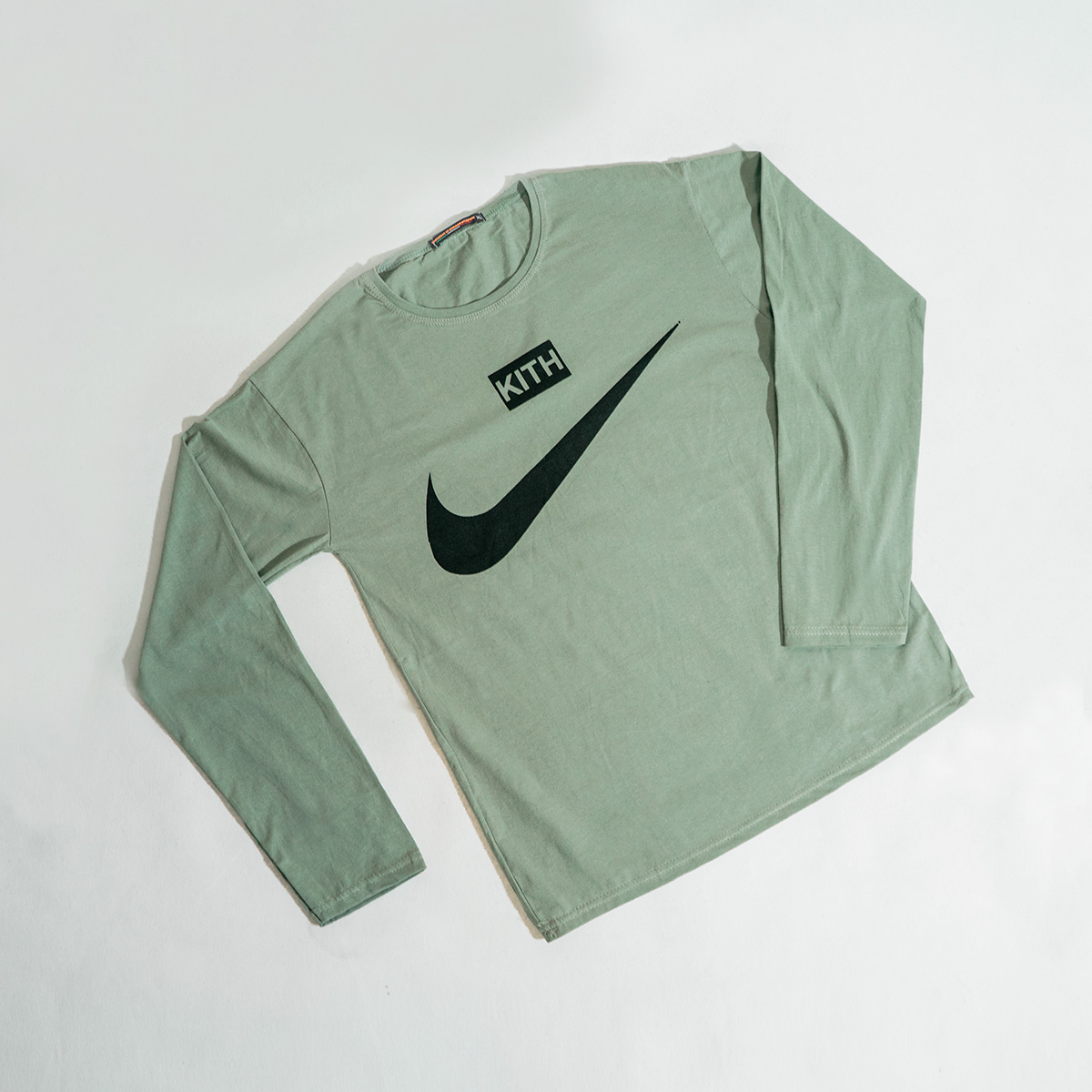 تیشرت آستین بلندمردانه Nike سبز مدل A77