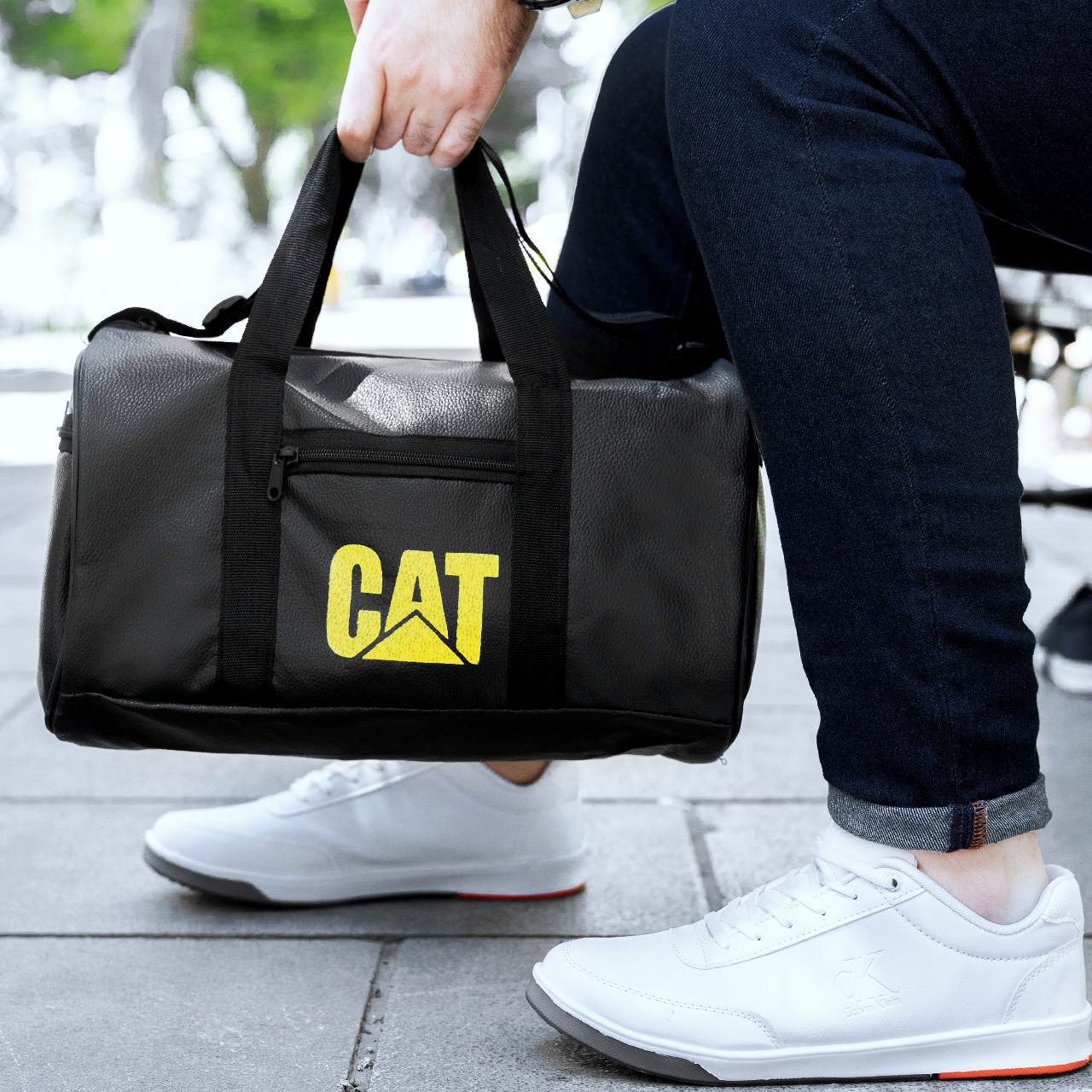 ساک ورزشی Cat مشکی مدل Bahram