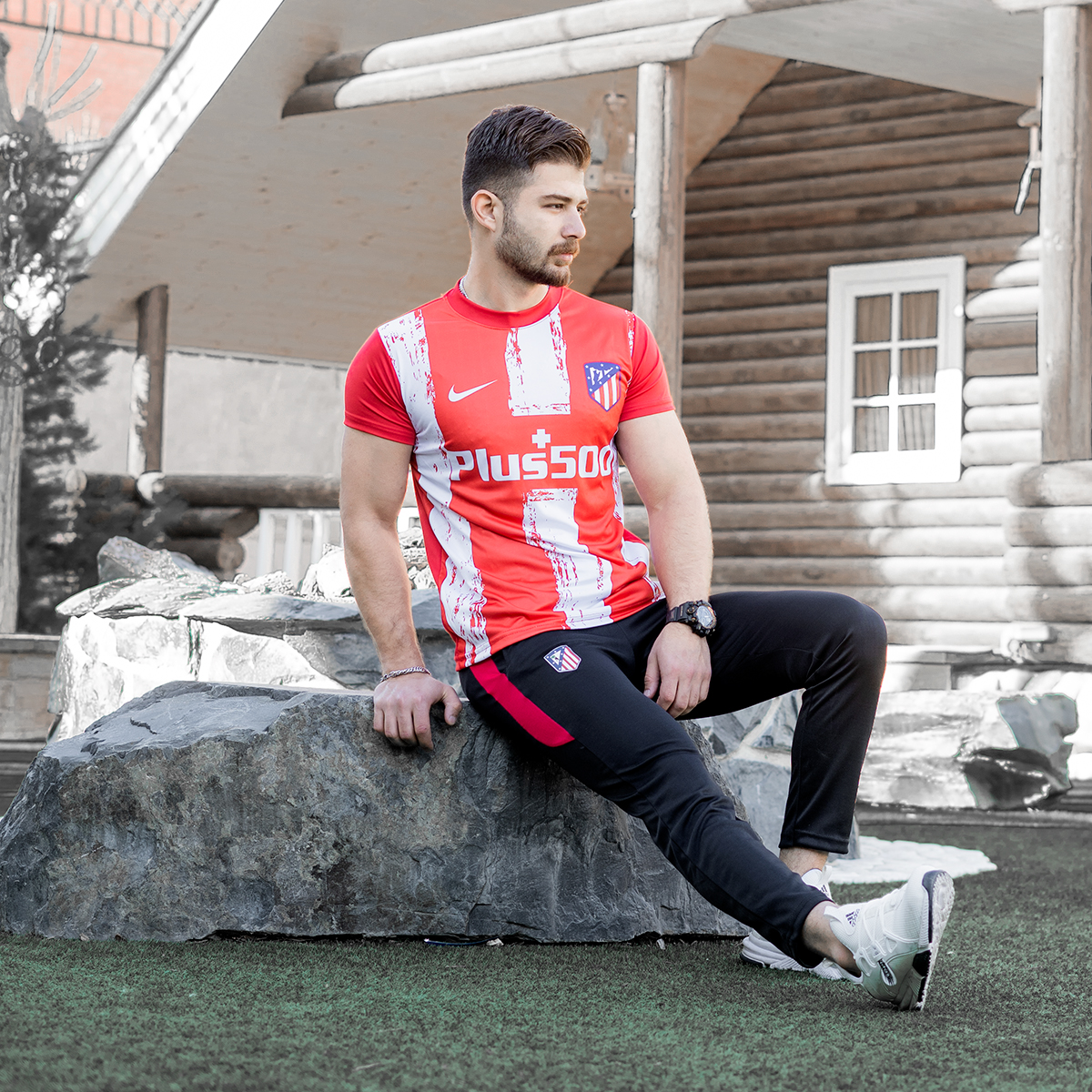 ست ورزشی مردانه مدل atletico Madrid