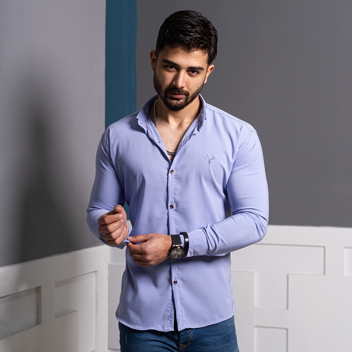 پیراهن یاسی مردانه مدل Yasin