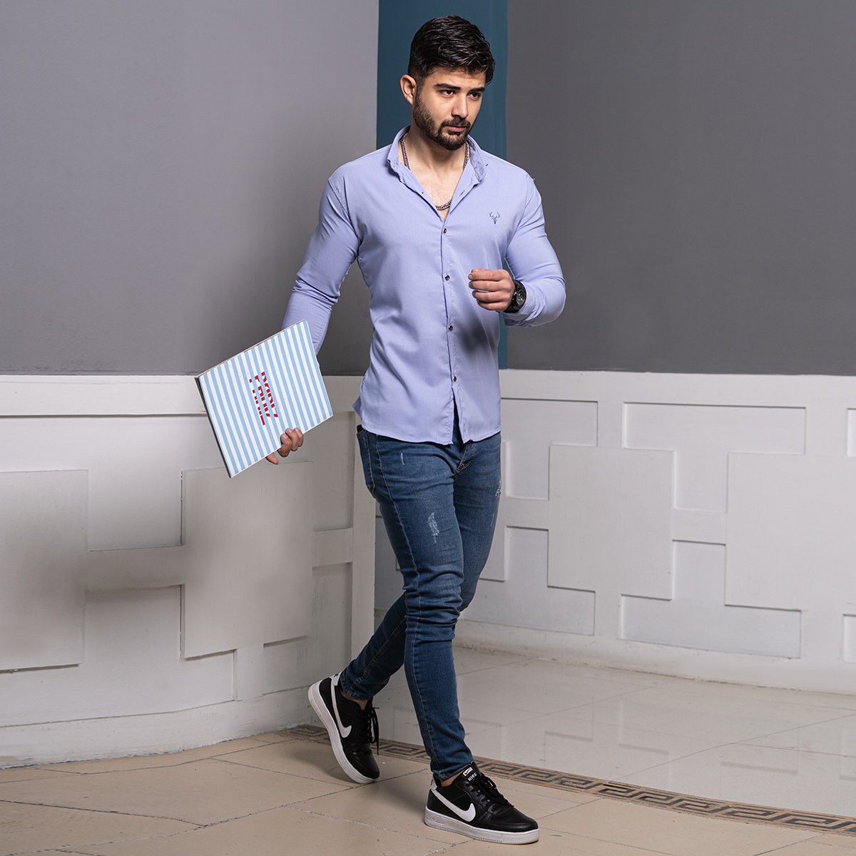پیراهن یاسی مردانه مدل Yasin
