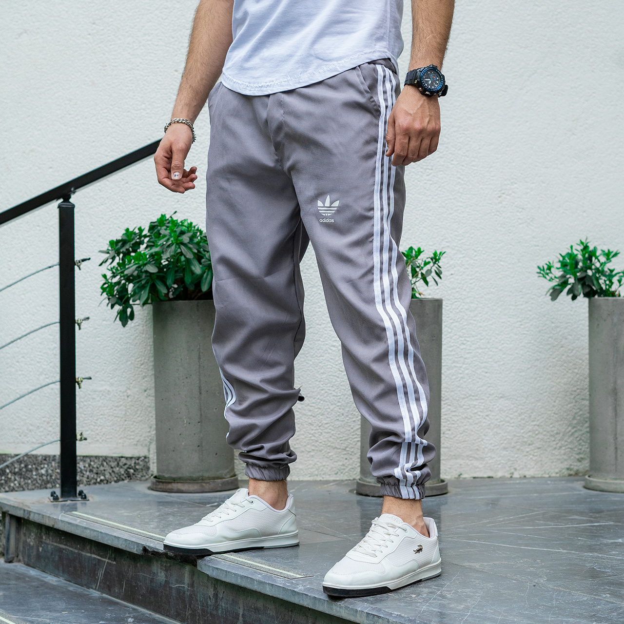 شلوار اسلش Adidas مردانه طوسی مدلNEMO