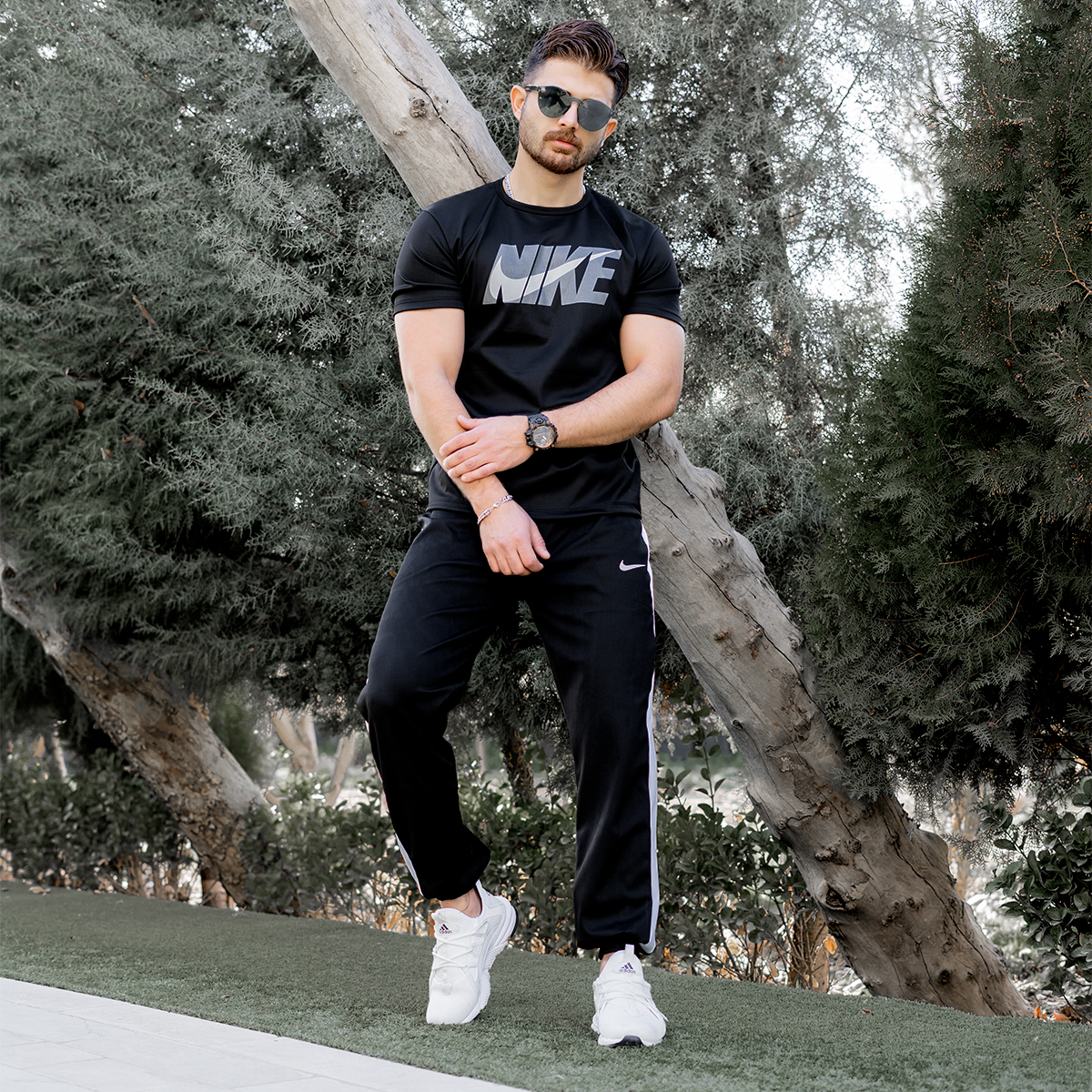 ست تیشرت شلوار نایک مردانه مدلAmor