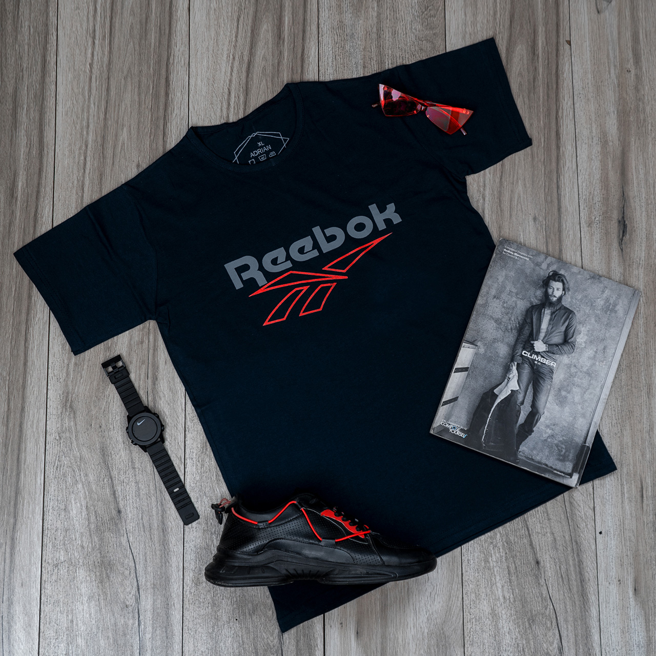 تیشرت (T) مردانه سرمه ای مدل Reebok