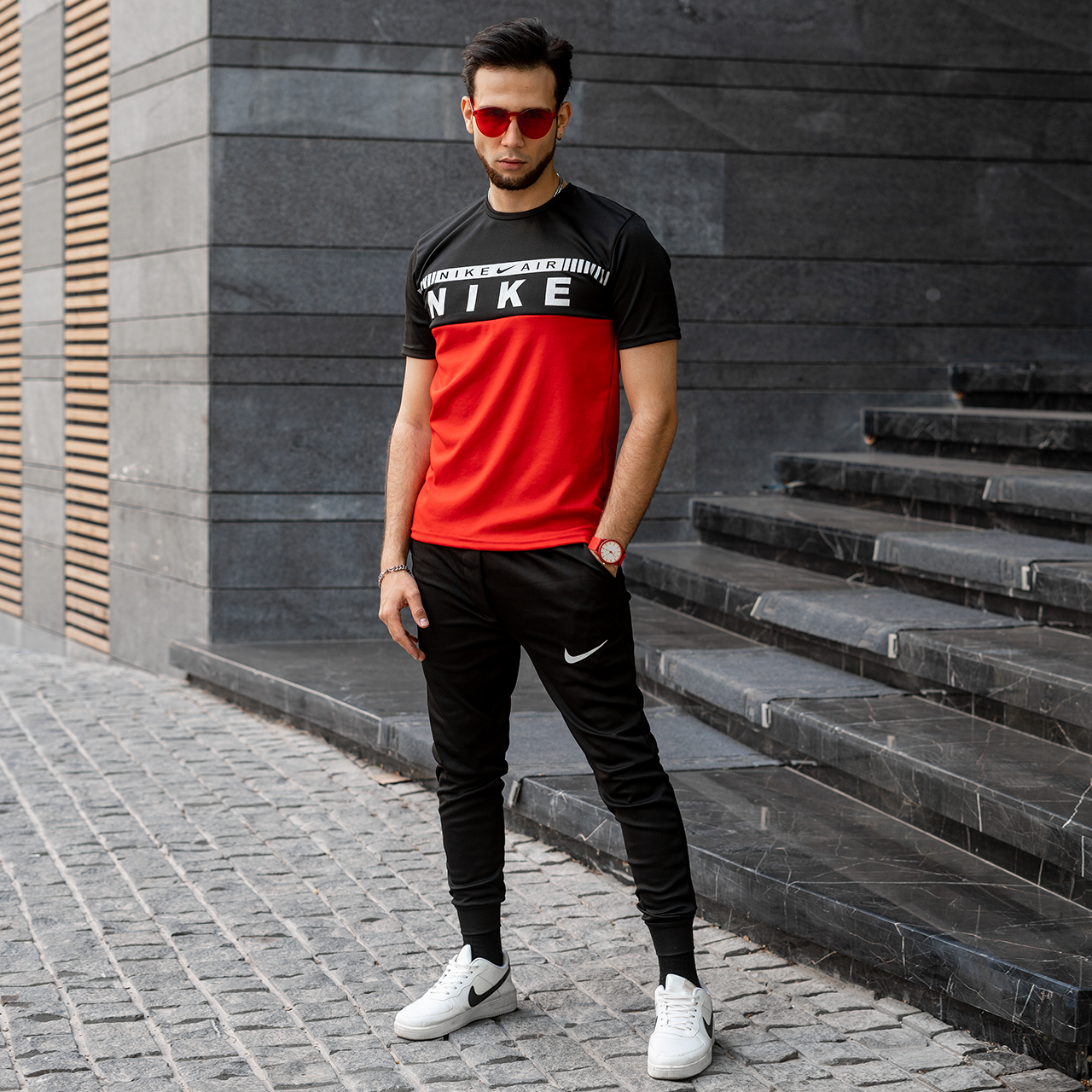 ست تیشرت شلوار nike air مردانه مدل Fors