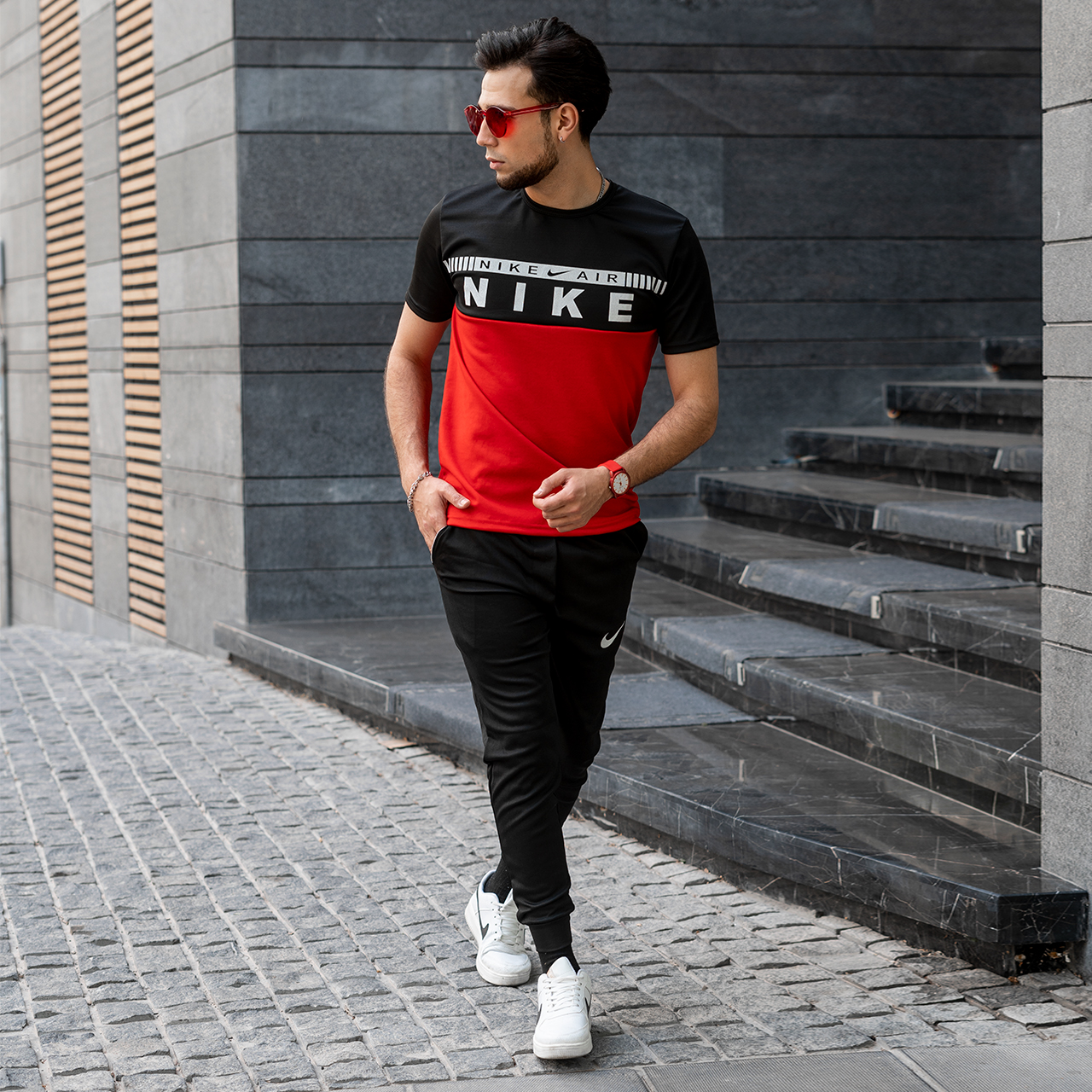 ست تیشرت شلوار nike air مردانه مدل Fors