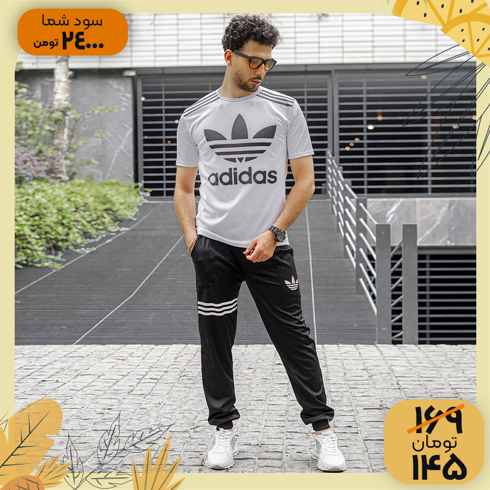 ست تیشرت شلوار Adidas مردانه مدل barman