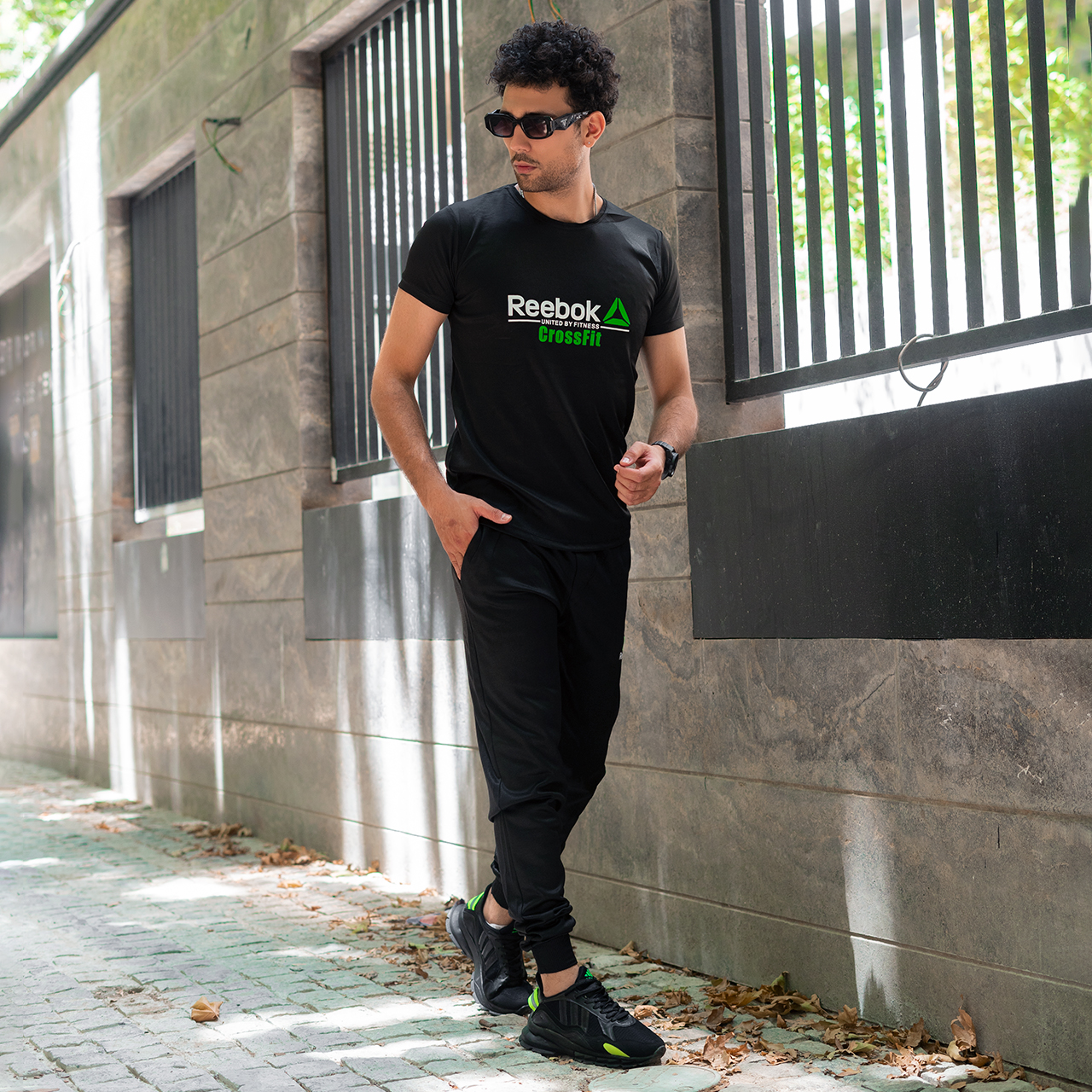 ست تیشرت شلوار ریبوک مردانه مدل Fit