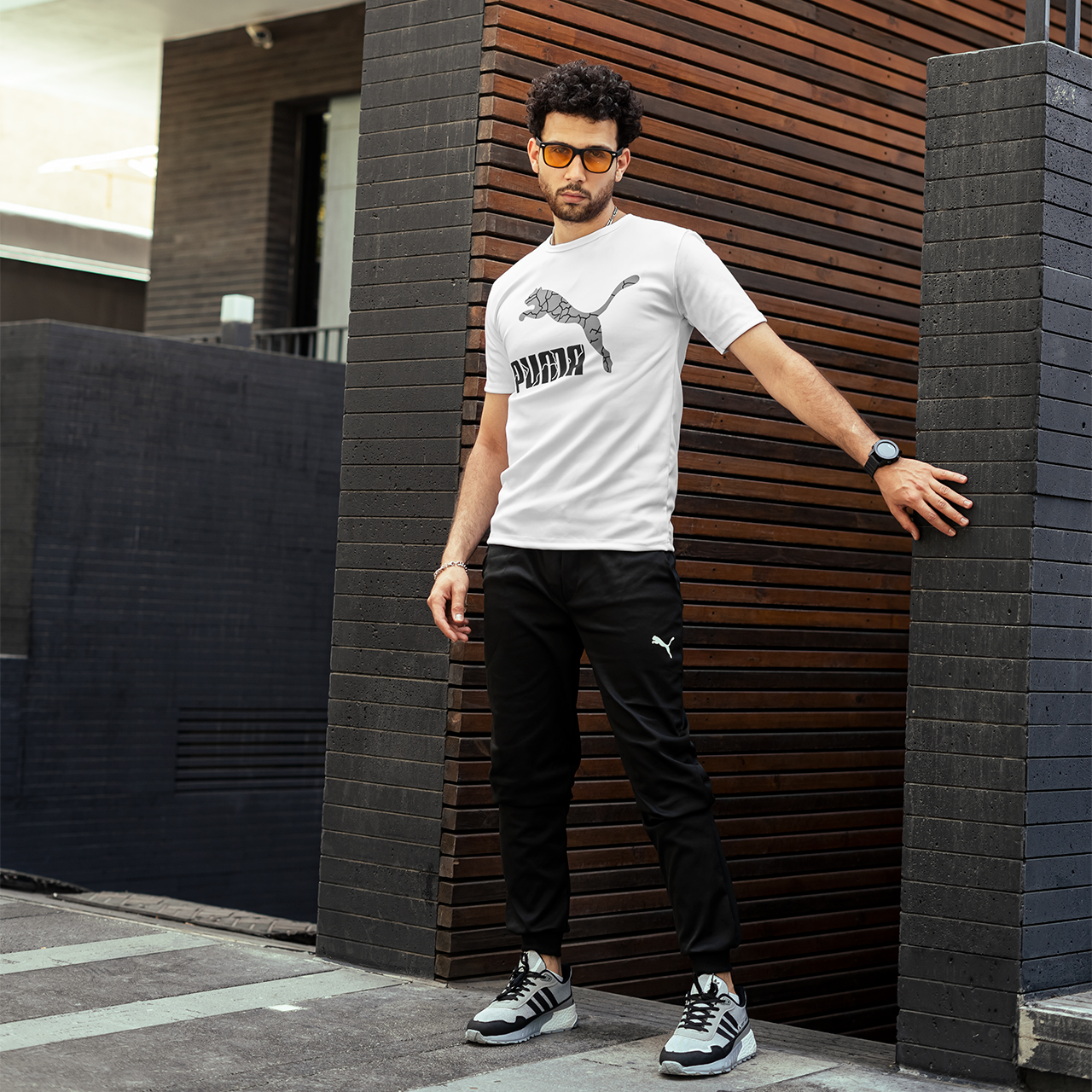 ست تیشرت شلوار Puma مردانه مدلkoba