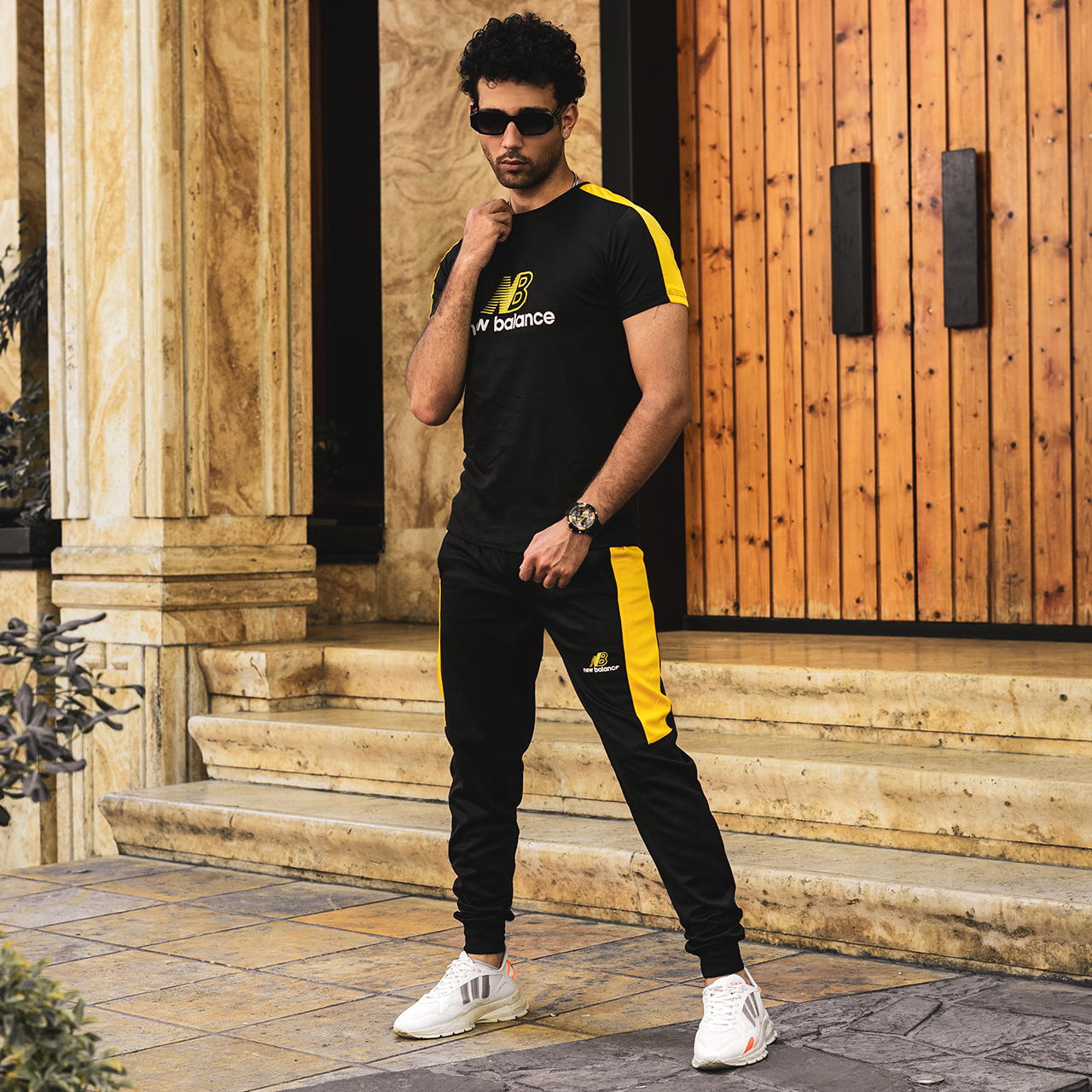 ست تیشرت شلوار New Balance مردانه مدل Riban