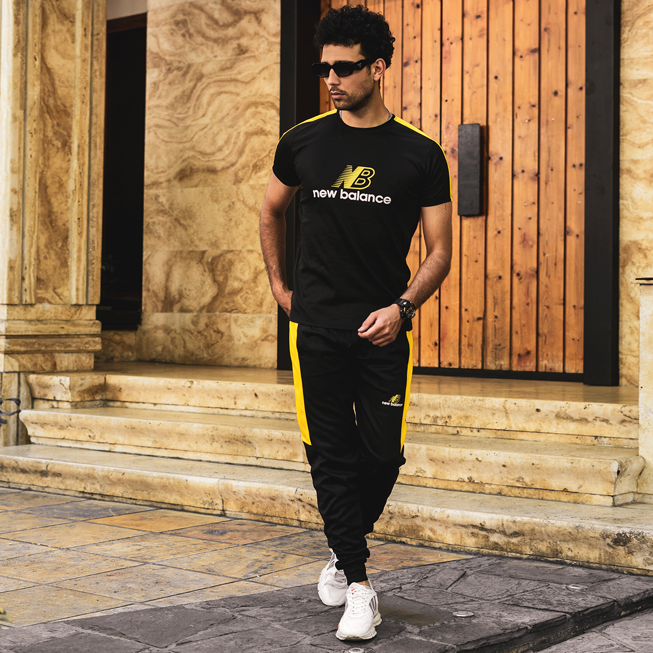 ست تیشرت شلوار New Balance مردانه مدل Riban