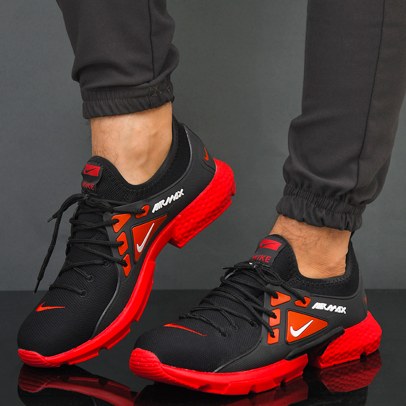 کفش مردانه مشکی قرمز Nike مدل ELGO