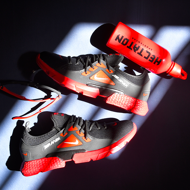 کفش مردانه مشکی قرمز Nike مدل ELGO
