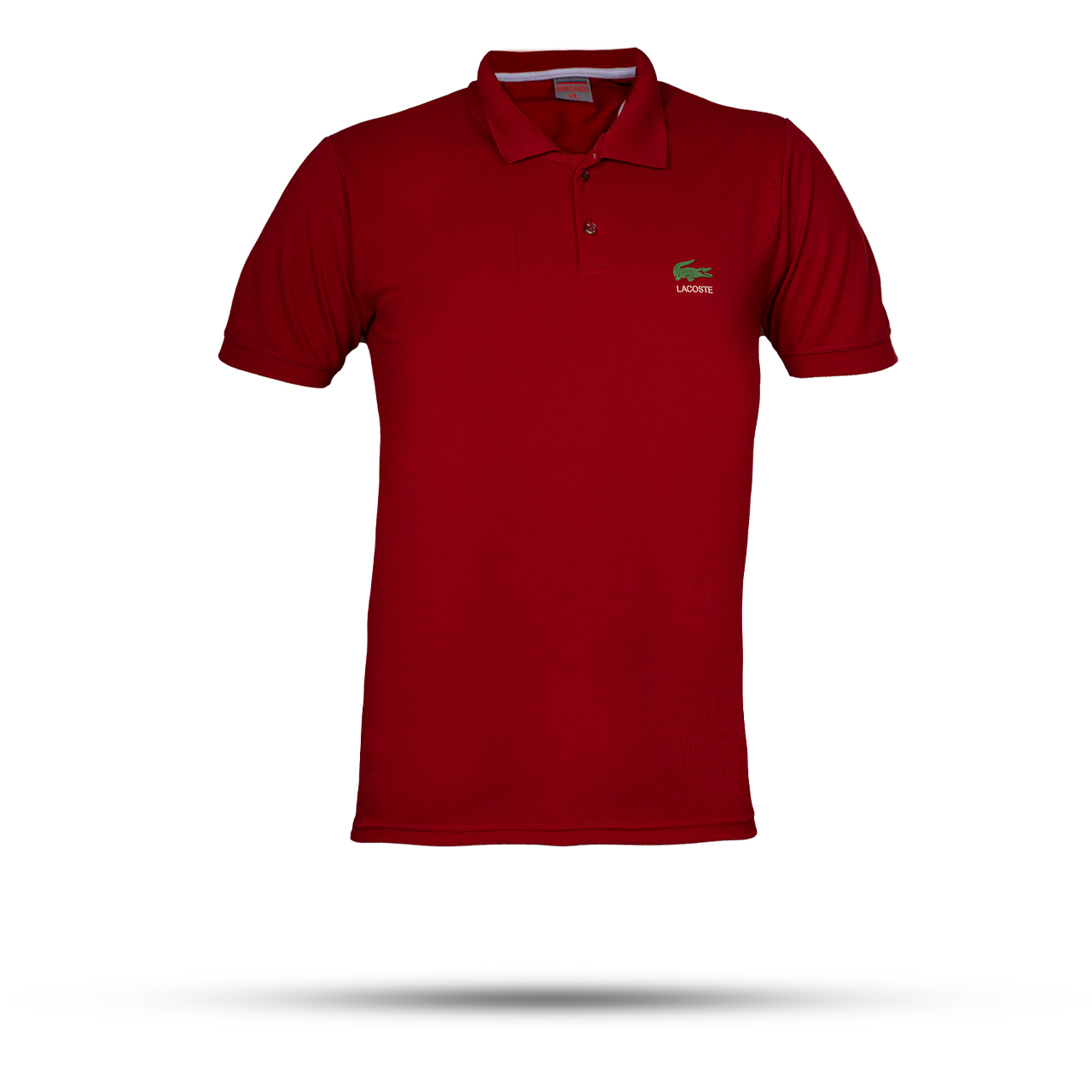 تیشرت مردانه Lacoste جودون-زرشکی مدل Mahyar