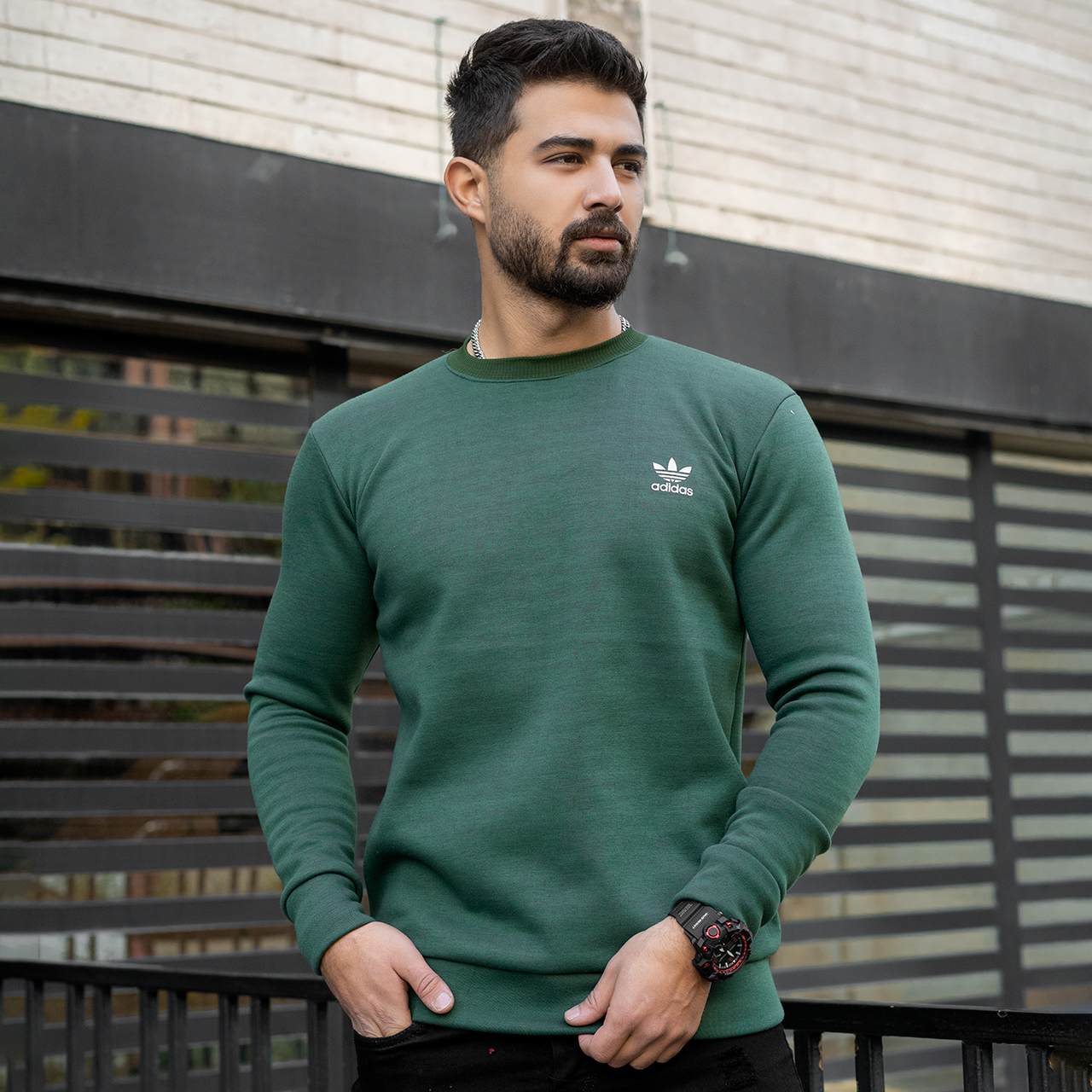 دورس مردانه Adidas سبزمدل Zoka