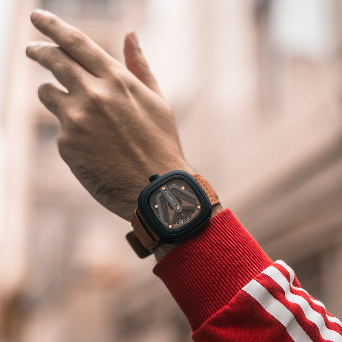ساعت sevenfriday عسلی مدل Etro