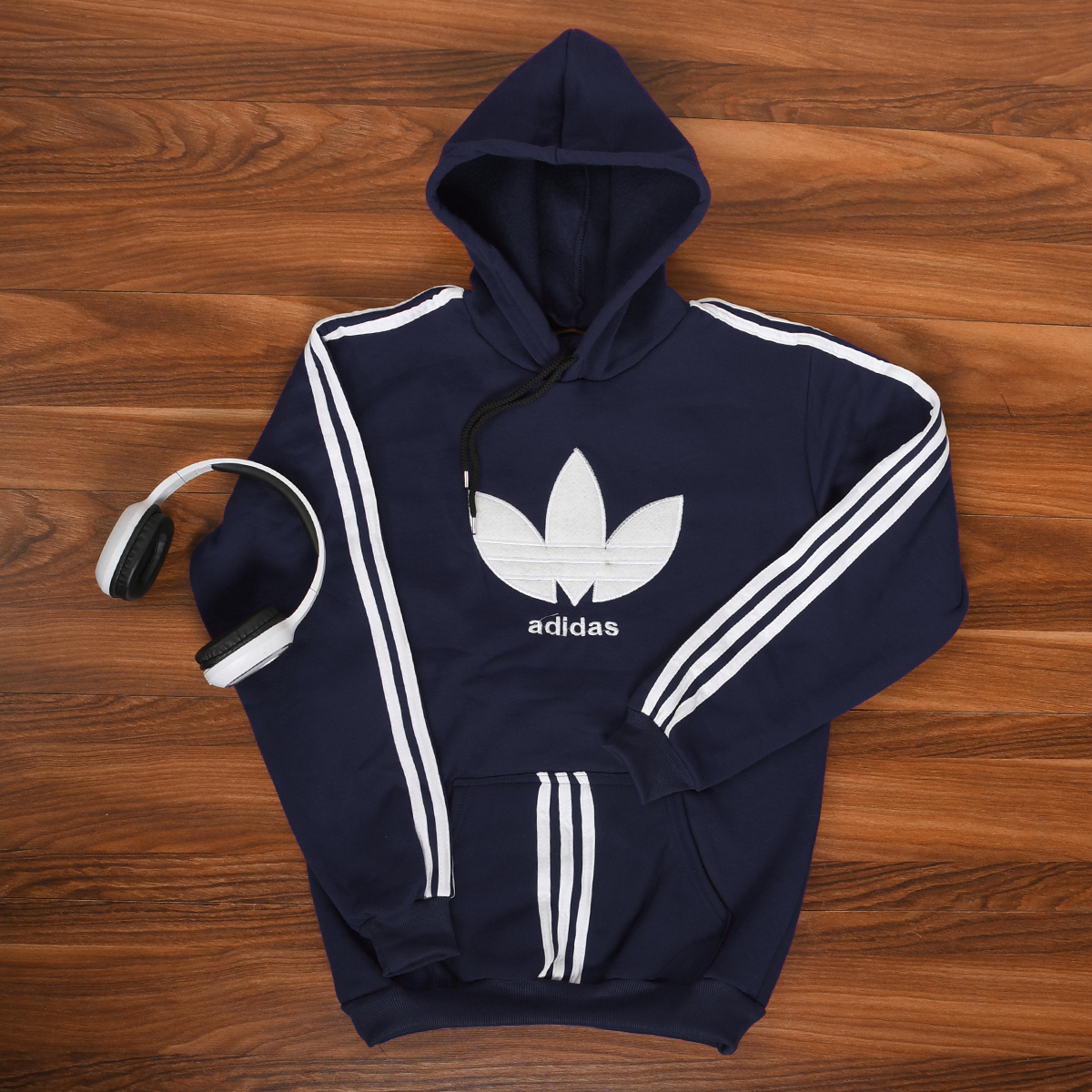 هودی مردانه Adidas سرمه ای مدل Patrick