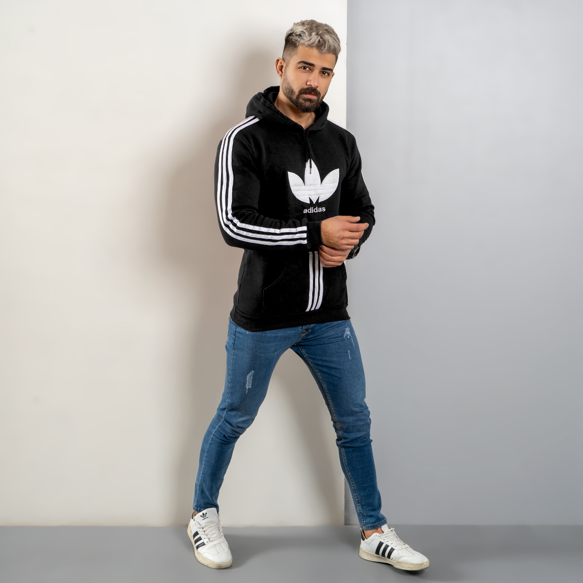 هودی مردانه Adidas مشکی مدل Patrick