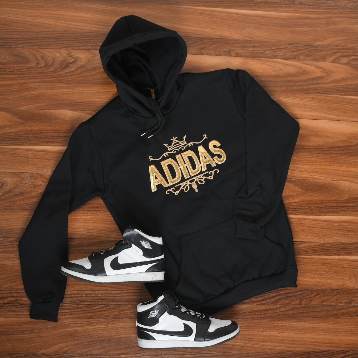 هودی مردانه Adidas مشکی مدل Sahand