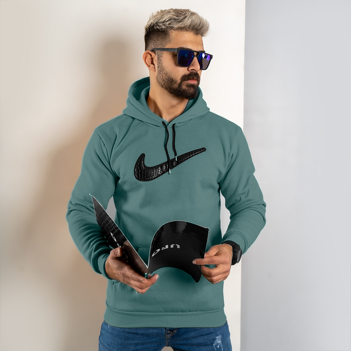 هودی Nike سبز مردانه مدل Raymond