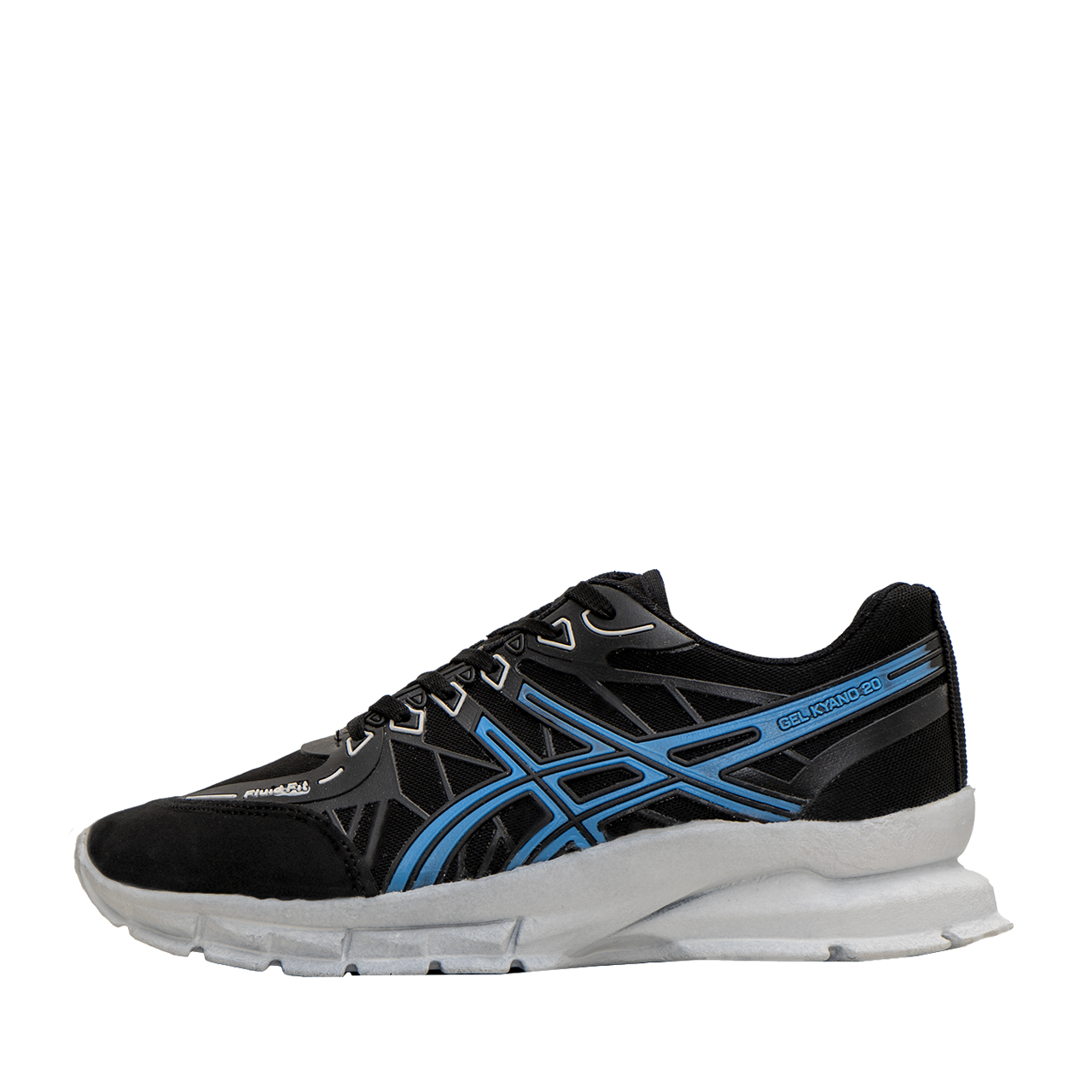کفش ورزشی Asics مردانه مشکی آبی مدل Kaloni