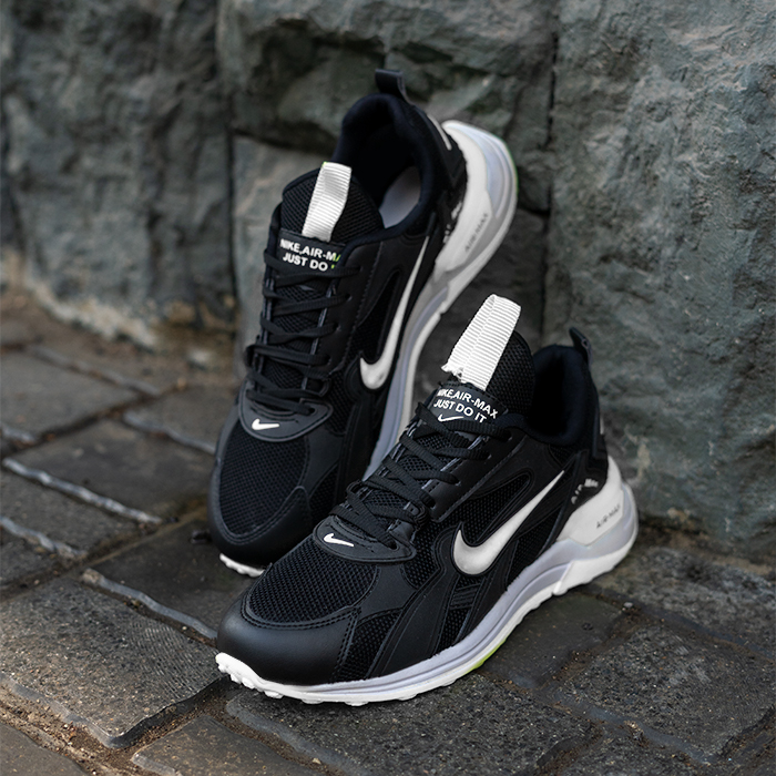 کفش ورزشی Air Max مشکی سفید مردانه مدل Rasin