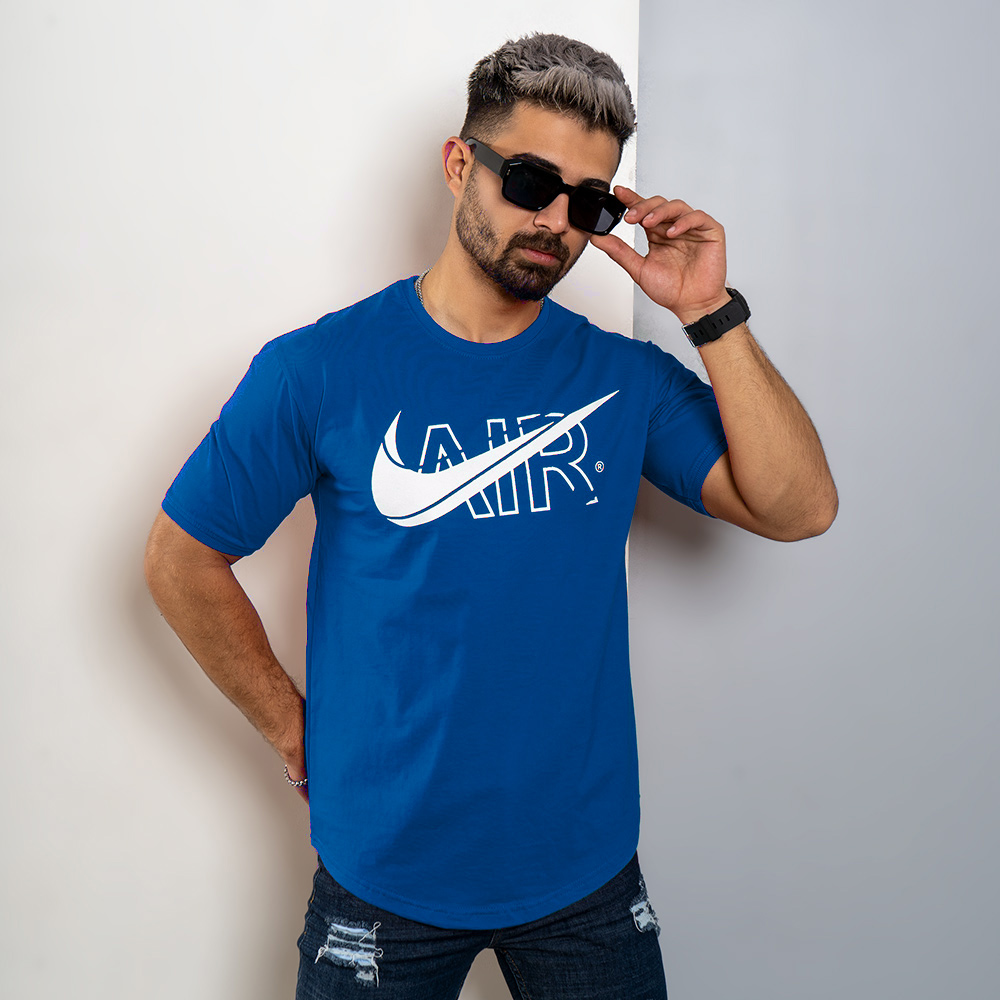 تیشرت مردانه NIKE AIR آبی مدل ROKO