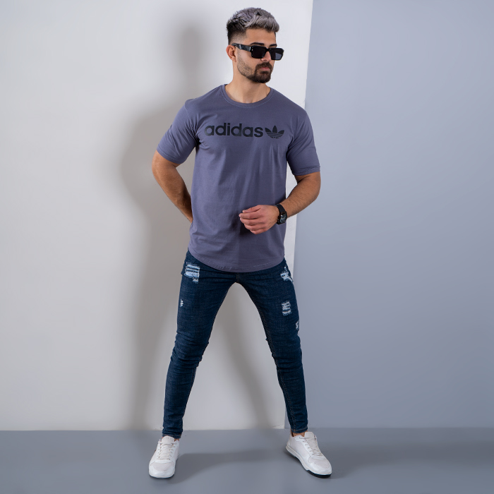 تیشرت مردانه ADIDAS طوسی مدل TENO