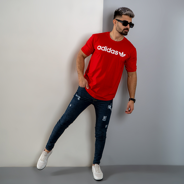تیشرت مردانه ADIDAS قرمز مدل TENO