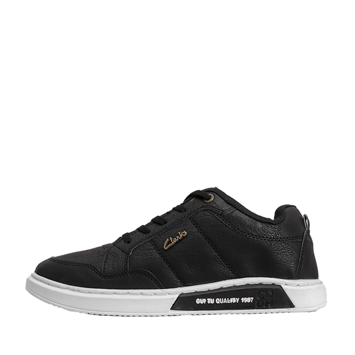 کفش تخت مشکی مردانه مدل Guitu clarks