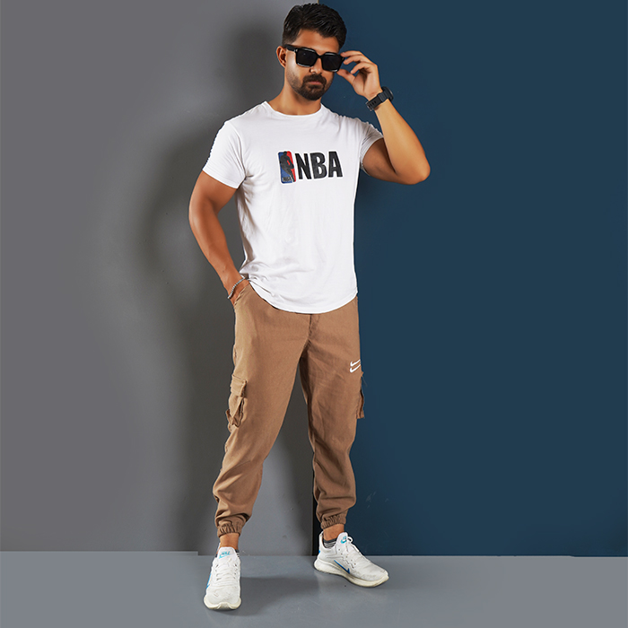 شلوار اسلش دو نایک خاکی مردانه مدل 2Nike